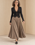 Rosalind lace-trim maxi set