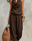 Harper | Cowl-Neck Halter Two-Piece Set
