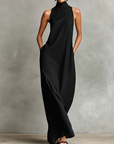 Ava | High-Neck Maxi Dress