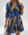 Greta | Mixed Print Dress