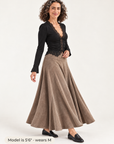 Rosalind lace-trim maxi set