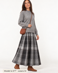 Margot pleated plaid set