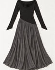 Celeste cowl-neck maxi dress