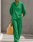 Vivian | Stand-Collar Two-Piece Set