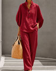 Vivian | Stand-Collar Two-Piece Set