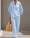 Vivian | Stand-Collar Two-Piece Set