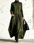 Ingrid | Turtleneck Maxi Dress