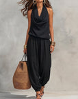 Harper | Cowl-Neck Halter Two-Piece Set