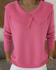 Beatrice | Collared Knit Sweater