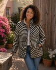 Sloane | Striped Quilted Jacket