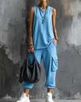 Sloane | Sleeveless Two-Piece Set
