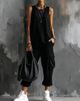 Sloane | Sleeveless Two-Piece Set
