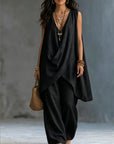 Helena | Draped Two-Piece Set