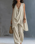Helena | Draped Two-Piece Set