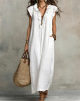 Mabel | Ruffled Maxi Dress