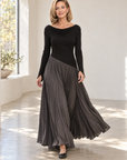 Celeste cowl-neck maxi dress