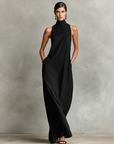 Ava | High-Neck Maxi Dress