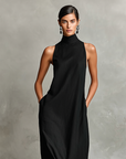 Ava | High-Neck Maxi Dress