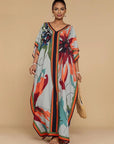Rita | Floral Kaftan Robe