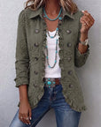 Maggie | Floral Ruffle Jacket