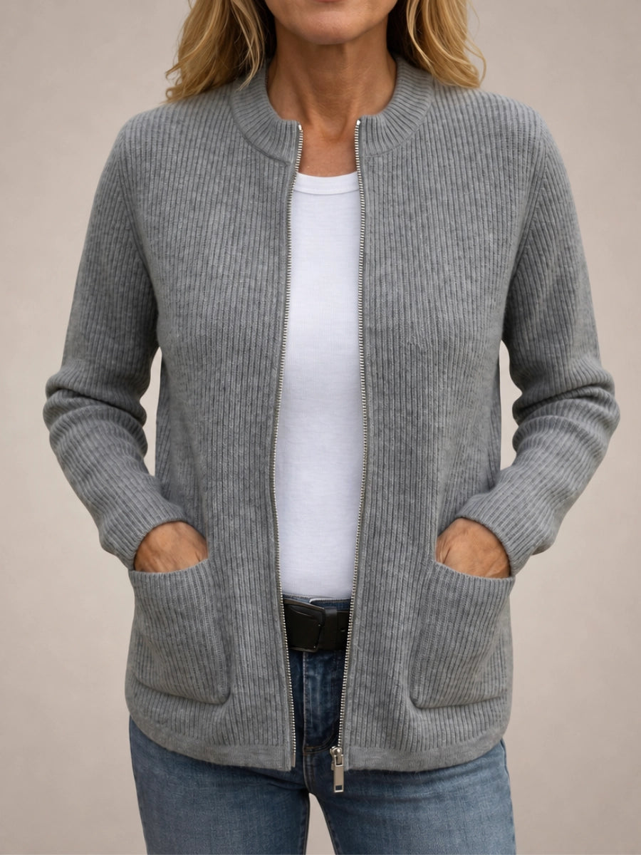 Maggie | Zip-Up Cardigan