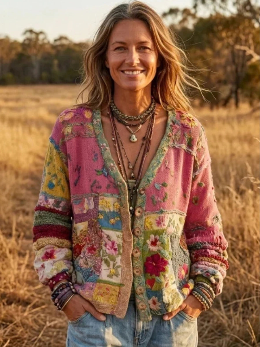Poppy | Patchwork Cardigan