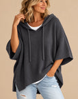 Laurel | Hooded Knit Poncho