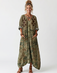 Iris | Button Front Midi Dress