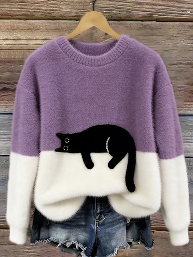Hazel | Cozy Cat Sweater