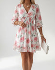 Greta | Mixed Print Dress