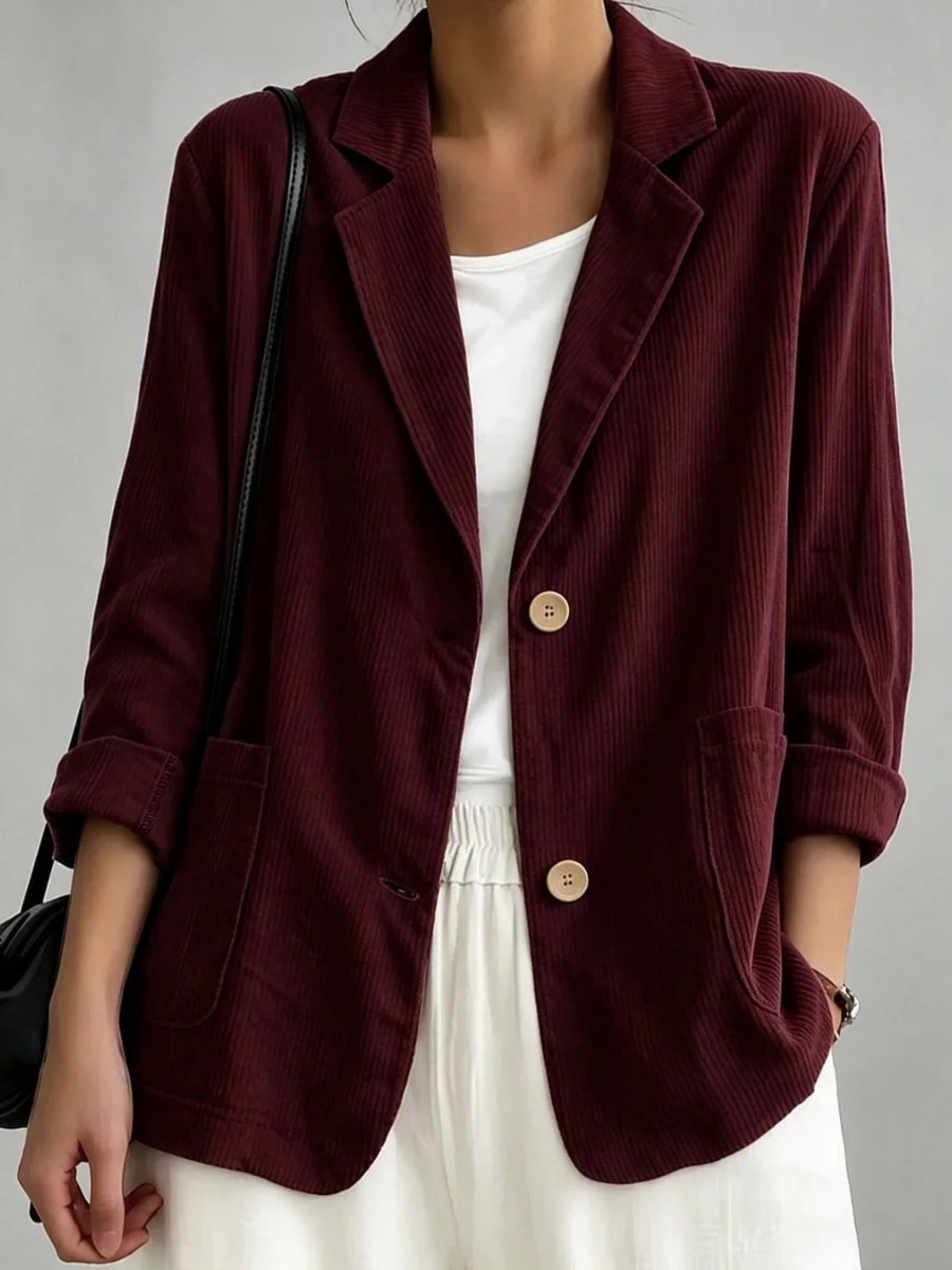 Frances | Ribbed Blazer