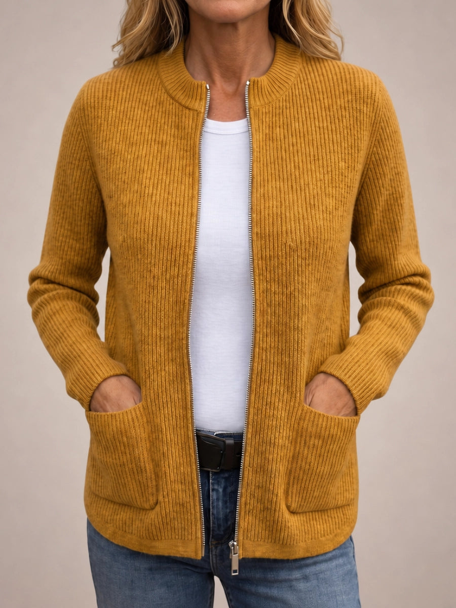 Maggie | Zip-Up Cardigan