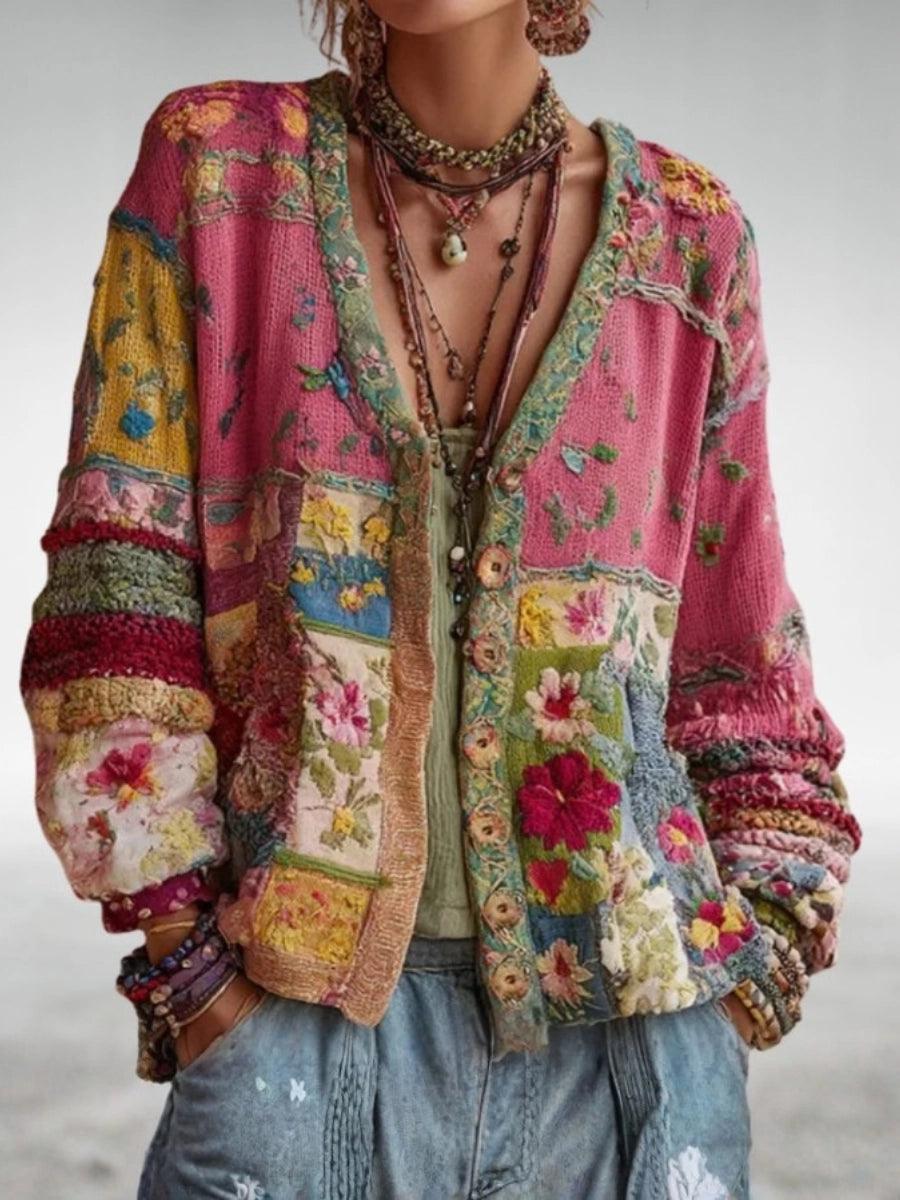 Poppy | Patchwork Cardigan