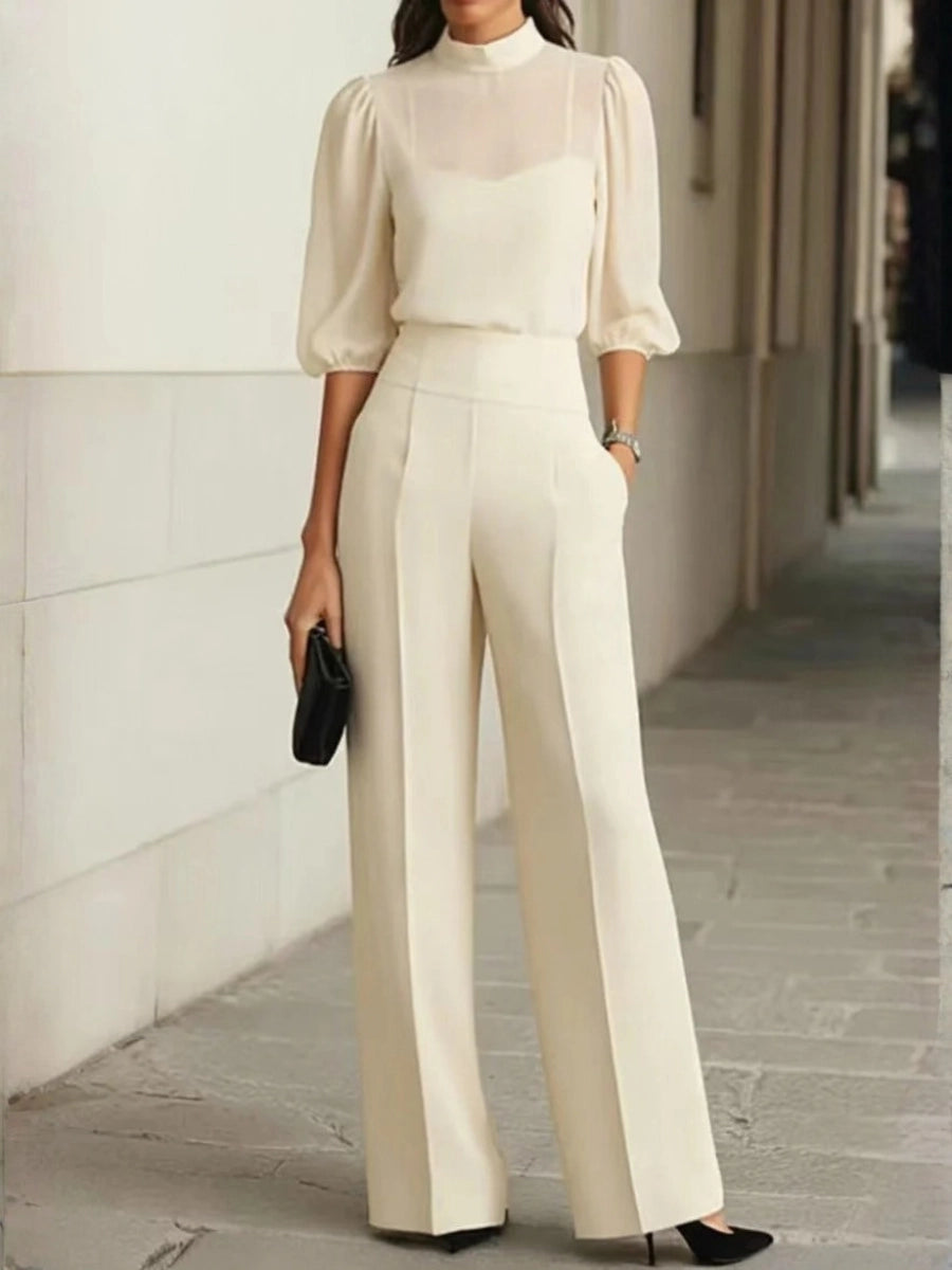 Josephine | Puff-Sleeve Two-Piece Set