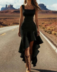 Ava | Ruffle Hem Dress