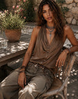 Margot | Draped Halter Top