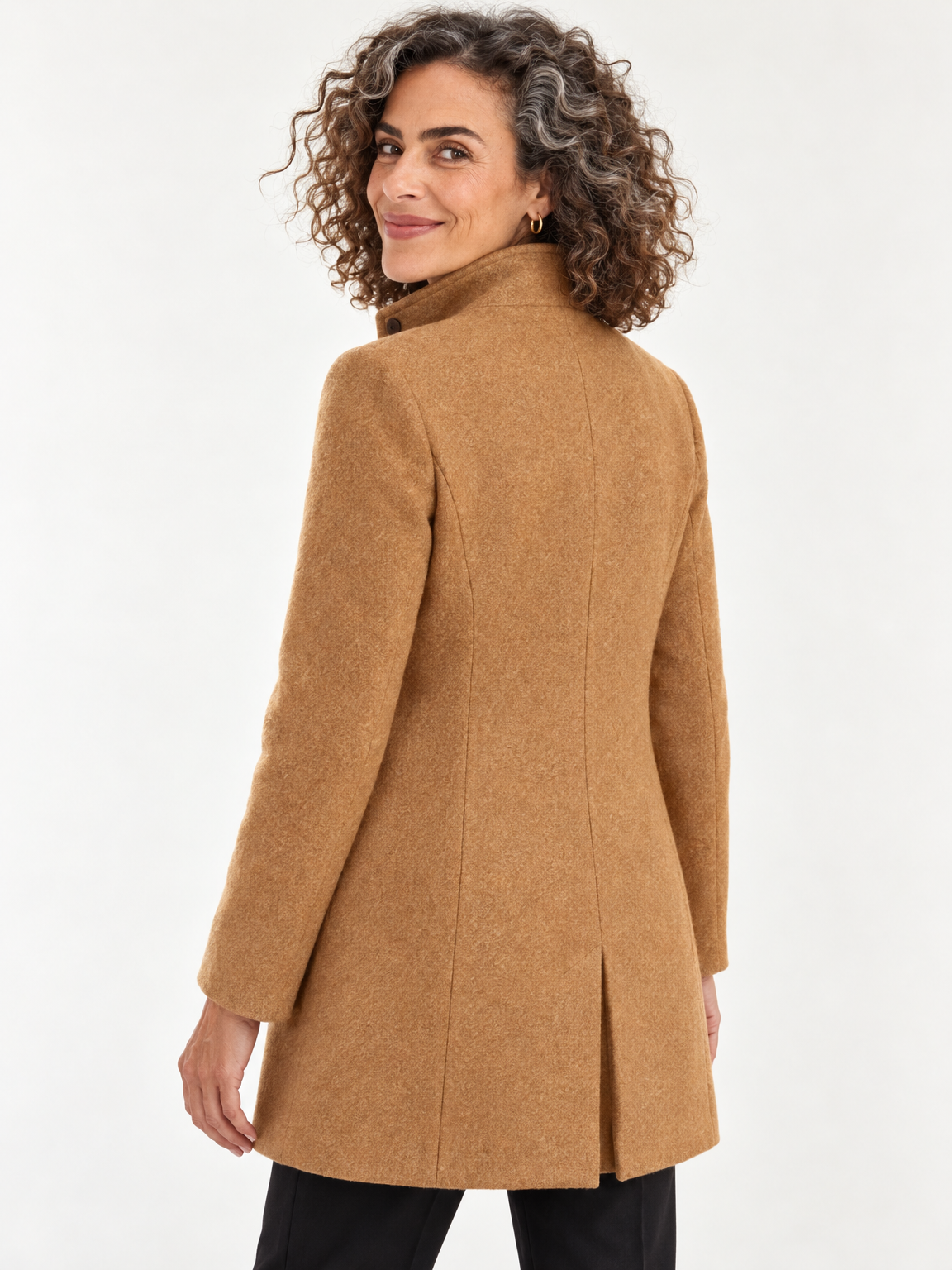 Margot tailored coat in camel 