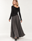 Celeste cowl-neck maxi dress