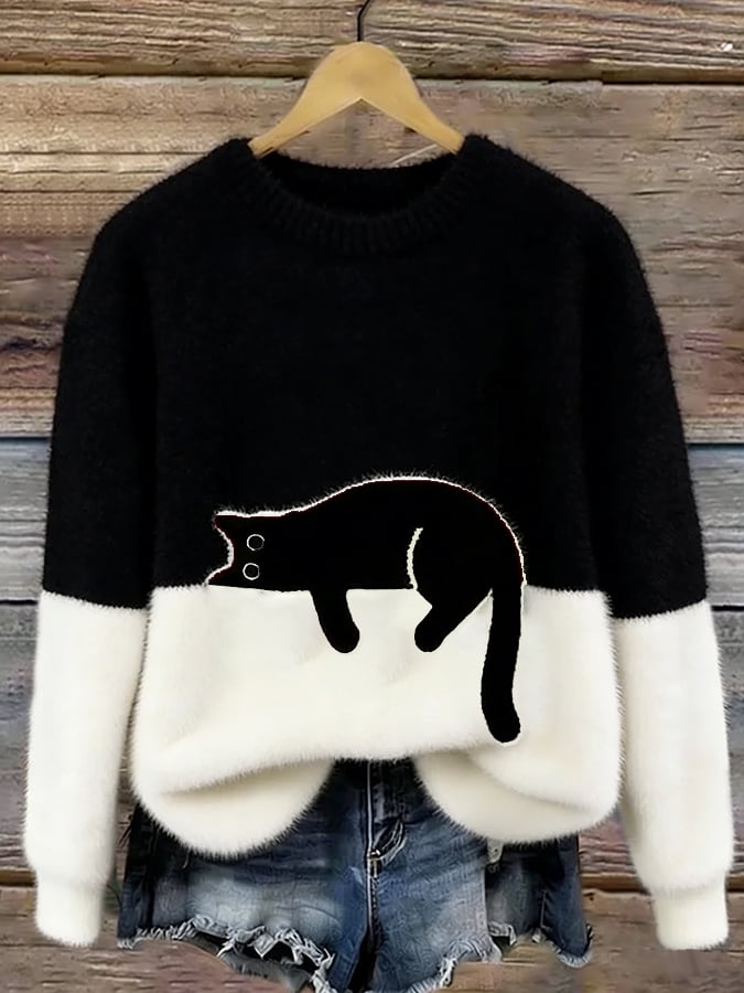 Hazel | Cozy Cat Sweater