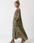 Iris | Button Front Midi Dress