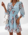 Greta | Mixed Print Dress