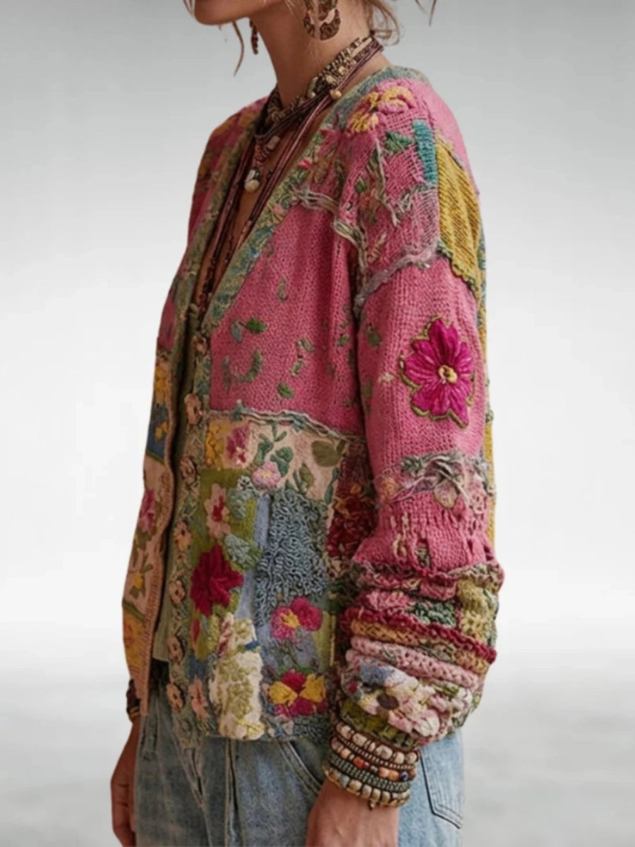 Poppy | Patchwork Cardigan