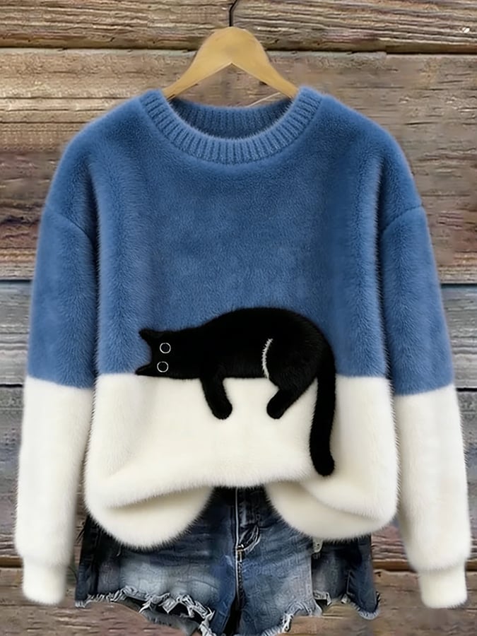 Hazel | Cozy Cat Sweater
