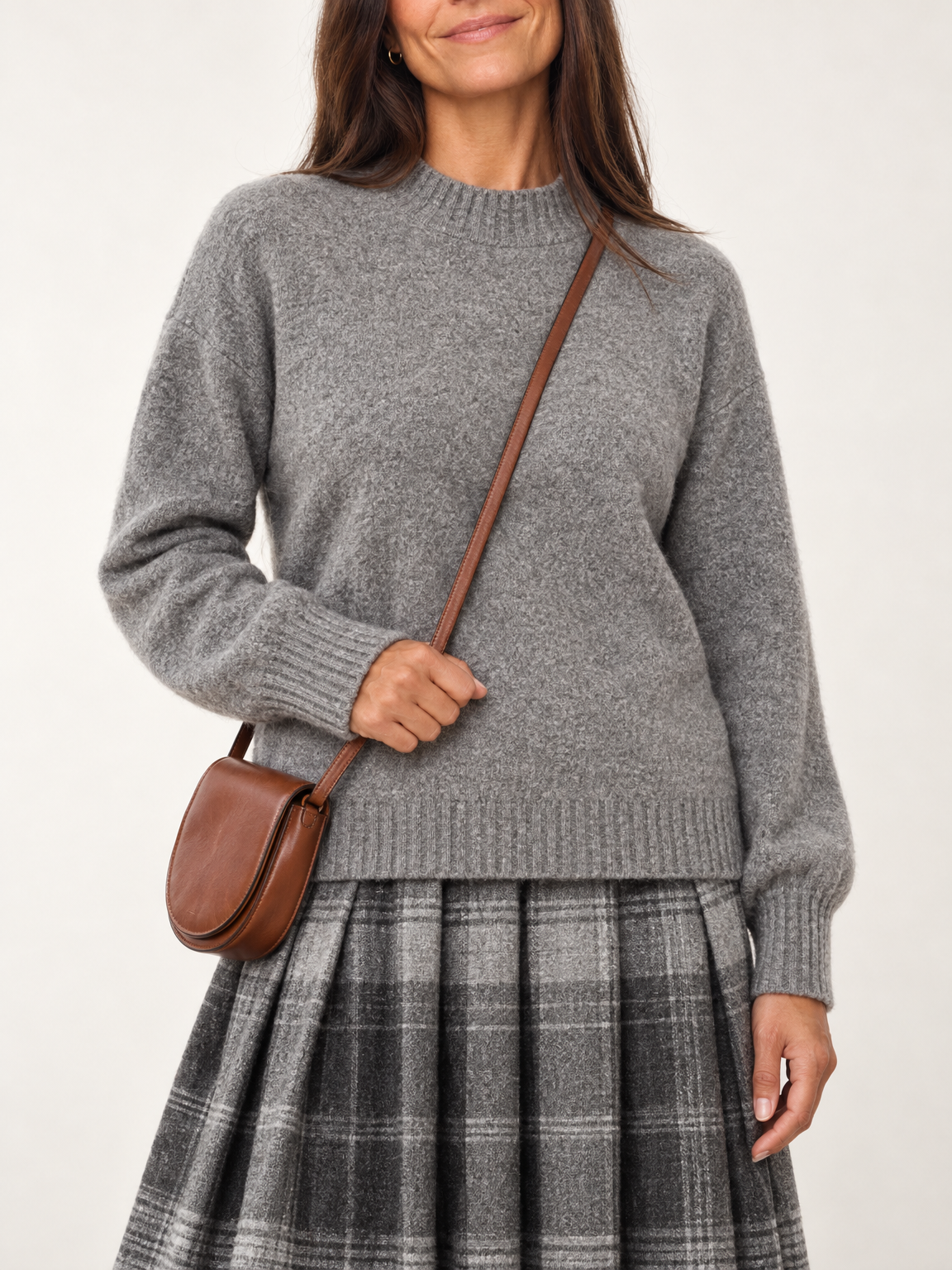Margot pleated plaid set