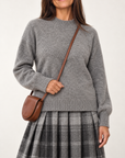 Margot pleated plaid set
