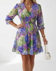 Greta | Mixed Print Dress