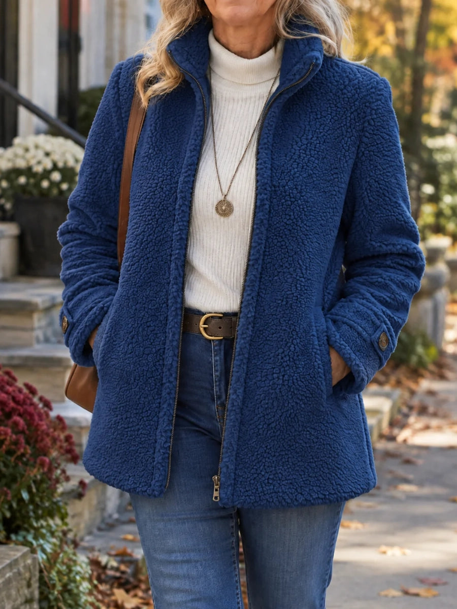 Nell | Sherpa Zip Jacket