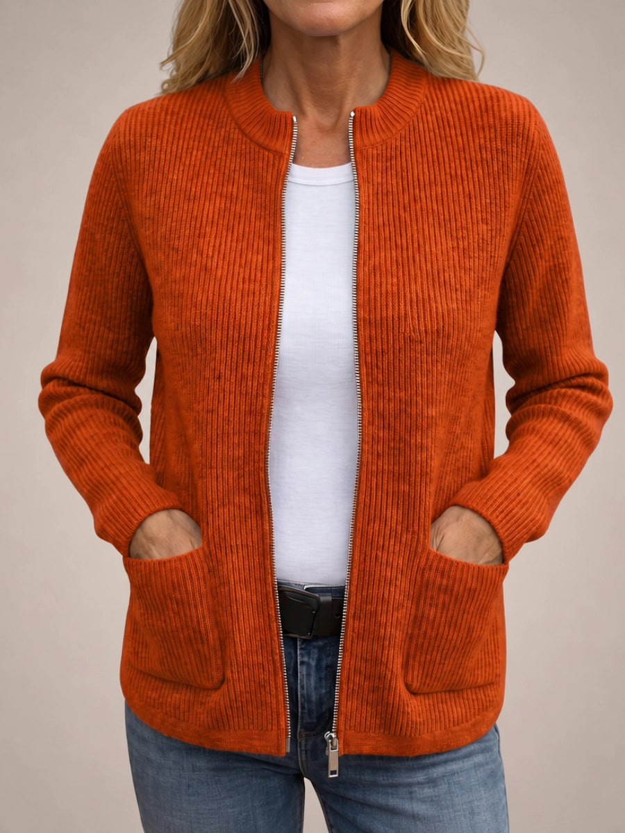 Maggie | Zip-Up Cardigan
