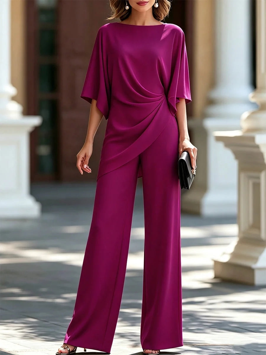 Vivian | Draped Two-Piece Set