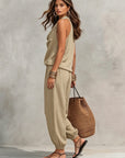 Harper | Cowl-Neck Halter Two-Piece Set